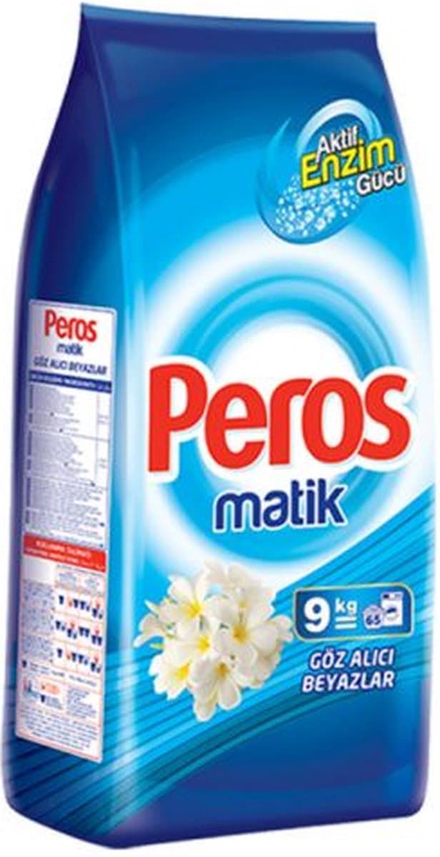 PEROS MATIC 9 KG WHITE Waspoeder — afbeelding 1