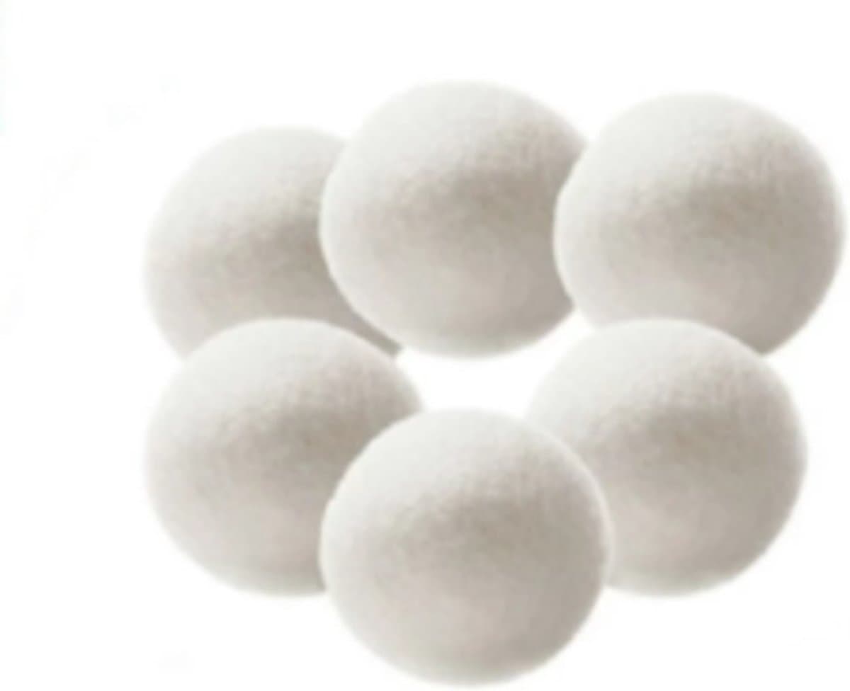 Luxe Drogerballen Organisch - 6x - 100% wol — afbeelding 1