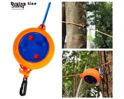 Stunq® Intrekbaar Droogrek 8m – Draagbaar Oprolbaar Wasrek voor Camping en Outdoor