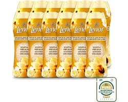 12 x Lenor - Geurbooster - Gouden Orchidee - 22 Wasbeurten - Geurbooster Was - Geur In Was - Geur In Kleding - Wasgeur - Geur In Wasmachine