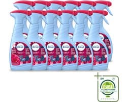 12 x Febreze – Textielspray – Robijn Jasmijn – 500 ml - Grootverpakking - Vaatwasstrips - Textielverfrisser - Textielgeur - Geurverwijdering - Jasmijngeur - Robijngeur