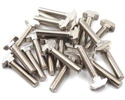 T Bolt Set Schroef Bout Bevestigingsmiddel Voor T-Slotted Aluminium Extrusie Carbon Staal 20 Serie M5x12mm 30PCS