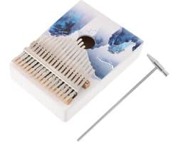 1set Draagbare Kalimba Voor Beginners Lichtgewicht Duurzaam Vingerpiano Instrument Eenvoudig Te Spelen Geschikt Voor Studenten Professionals Handgemaakt Gepolijst Kalimba