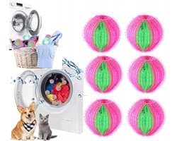 6 Stuks Wasballen Anti-Pluis Ballen voor Kleding