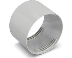 Koppeling voor afvoerslang van draagbare airco - 15cm – universele verlengconnector voor slangen met rechts- en linkse schroefdraad - hittebestendig