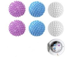 Set van 6 Herbruikbare Droogballen voor Wasmachine en Droger