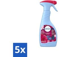 5 x Febreze – Textielspray – Robijn Jasmijn – 500 ml - Voordeelverpakking - 5 stuks