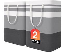 Wasmand 2 Pack - 75L - Opvouwbaar - Wassorteerder - Wasmanden - Opvouwbare Wasmand - Laundry Basket