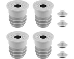 Set van 4 afdichtringen voor wasmachine en afvoer, geschikt voor 35-40mm en 45-55mm slangen, waterdicht en duurzaam