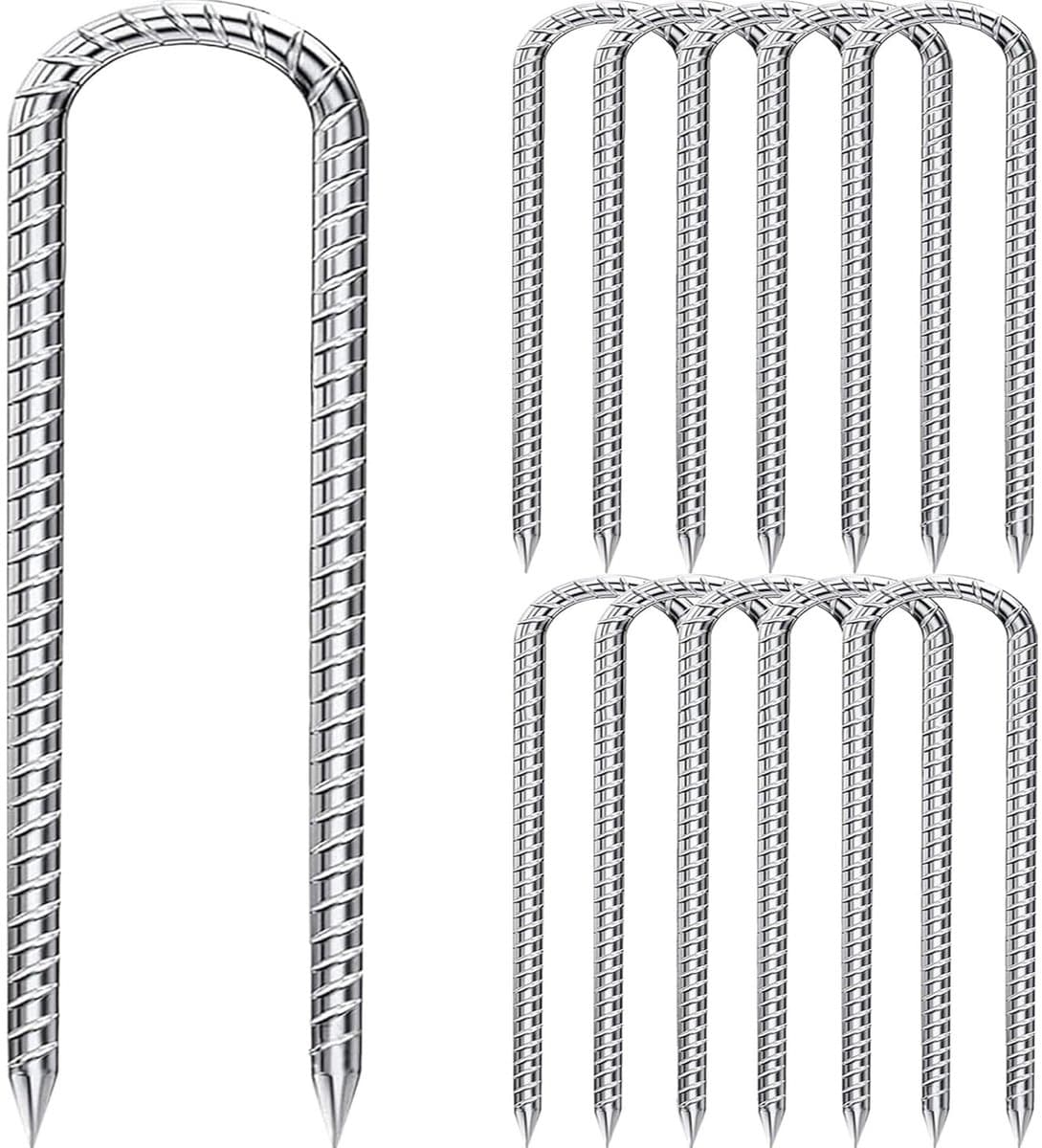 Omgoods - Grondanker Set van 14 Stuks van Gegalvaniseerd Staal — afbeelding 1