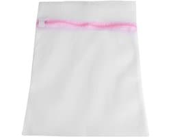 Ademend Polyester Waszak voor Lingerie met Rits - Scheidende Opbergzak voor Kleding en Ondergoed (Fijn Gaas 40 * 50cm)