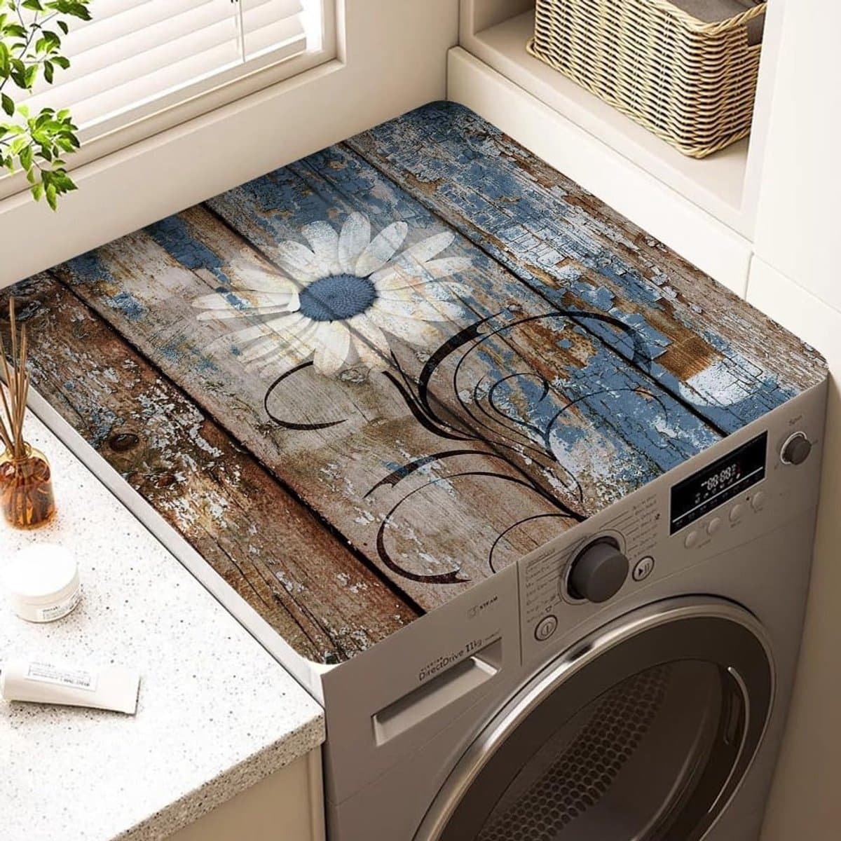 Zachte, antislip wasmachinekussen 60 x 60 cm - Bescherming voor wasmachine en droger, ideaal als hoes en demping — afbeelding 1
