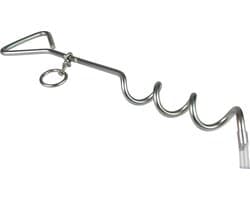 Azalia Spiraalharing-grondankers, grondankers, haring voor hondenriem, honden aanlegplok, aanlegspiraal voor tuin, 41 cm x 8 mm — afbeelding 1