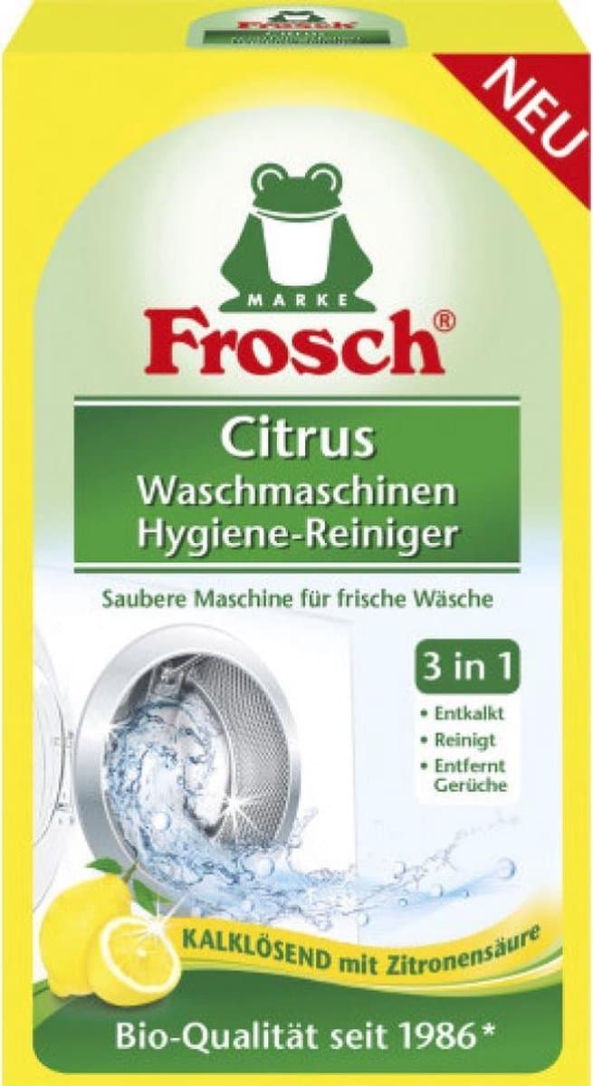 Wasmachinereiniger | Citrus | 3 in 1 | Ontkalkt | Reinigt | Verwijderd nare geurtjes | Wasmachine | Reiniger | Ontkalker — afbeelding 1