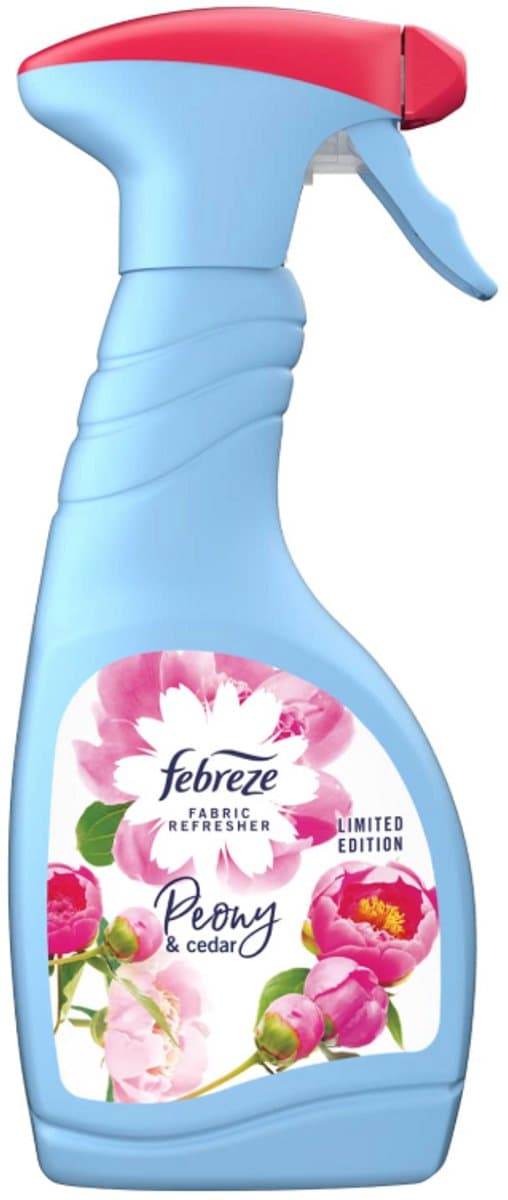 Febreze Textielverfrisser Spray - Peony & Cedar - Limited Edition - 375ml - Verwijderd nare geuren — afbeelding 1