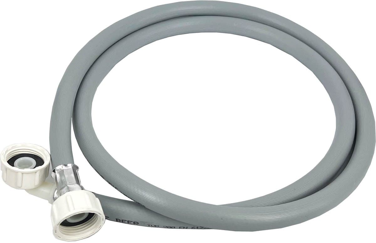 Aanvoerslang wasmachine / vaatwasser 1,5 meter lengte | Te gebruiken tot 60 bar | Universele 3/4 schroefaansluiting | Rechte en haakse slangaansluiting | Multaparts® huismerk — afbeelding 1