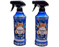 Yumos Spray Lilyum 2x 450 ml – Textielverfrisser – Langdurige Frisse Geur & Directe Opfrissing