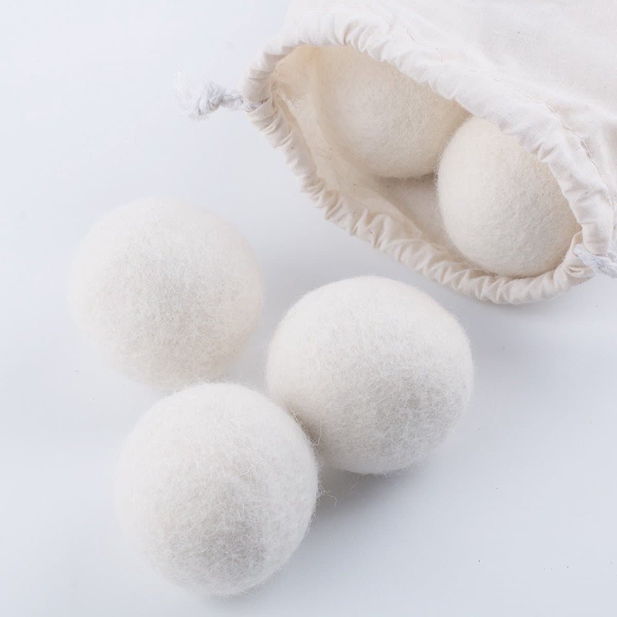 Drogerballen XL - 6 stuks - Inclusief opbergzakje - Wasbol - Wasballen - Doseerbol - Duurzaam — afbeelding 1