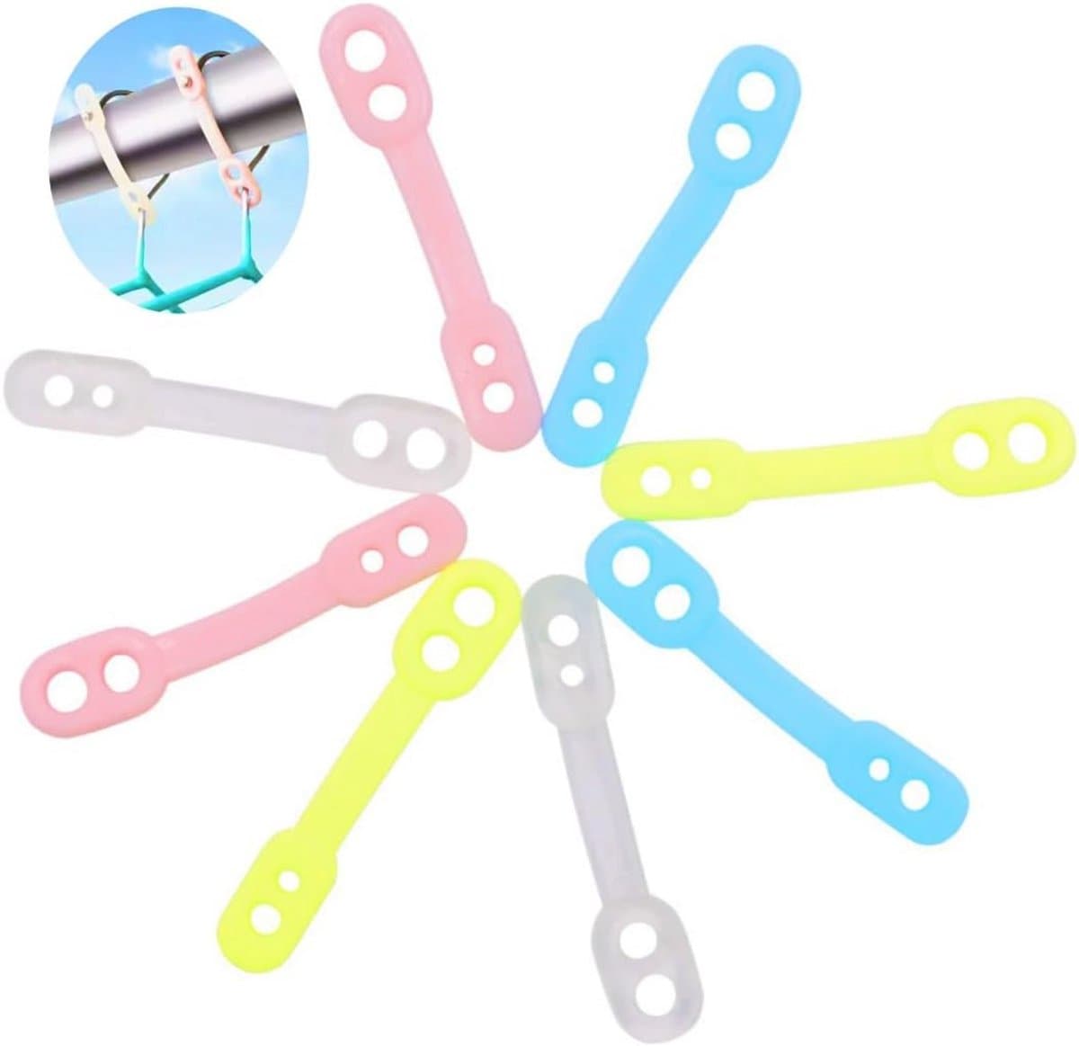 Set van 50 Winddichte Wasknijpers met Antislipslot - Siliconen Hangers voor Buiten — afbeelding 1
