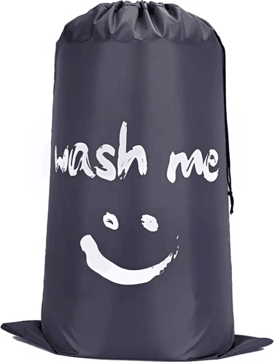 Waszak Wash Me - 60 x 90 cm - met trekkoord - Grijs — afbeelding 1