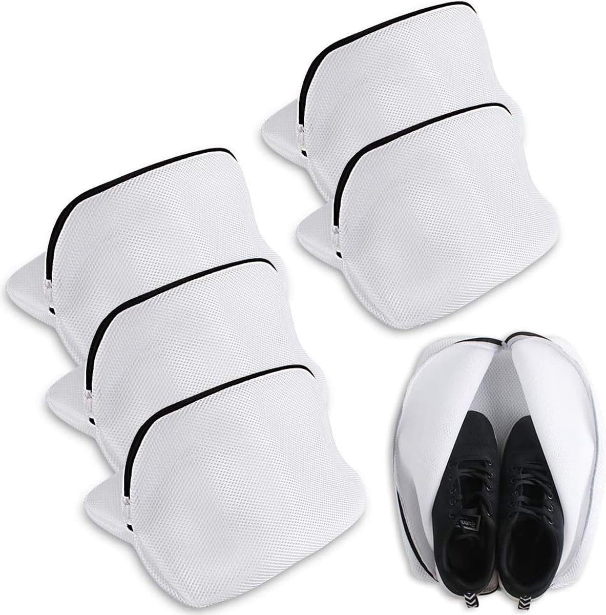 Schoenen Waszak 5 Stuks Schoenenbeschermer voor Wasmachine Schoenen Waszak met Rits Waszak voor Wasmachine Schoenen Wasnet voor Schoenen / Sportschoenen — afbeelding 1
