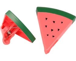 Handdoekklem/handdoek knijpers - watermeloen -2x - kunststof