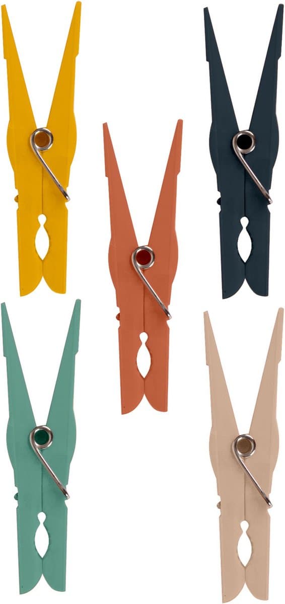 Urban Living Basic Grip wasknijpers - 100x - kunststof - 7 cm — afbeelding 1
