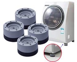 4 Stuks Trillingdempers - Antislip Wasmachine Voeten - Voeten voor Wasmachine - Wasmachine Verhoger - Wasmachine Dempers - LOUZIR