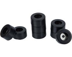 Luidspreker Isolatie Voeten - Versterker Pads Rubberen Voetjes - Audio Verbetering - Sterke Trillingsabsorptie - 38x20mm - Zwart