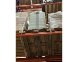 pallet met wasmanden
