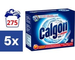 Calgon 3 in 1 Powerball Tabs Wasmachine Reiniger en Anti kalk - 55 Tabletten x5 — afbeelding 1