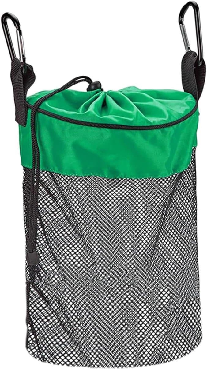 Wasknijper Tas - Opberger Net - Kleding Ophangen - Ventilerend Nylon - Universeel - Groen — afbeelding 1