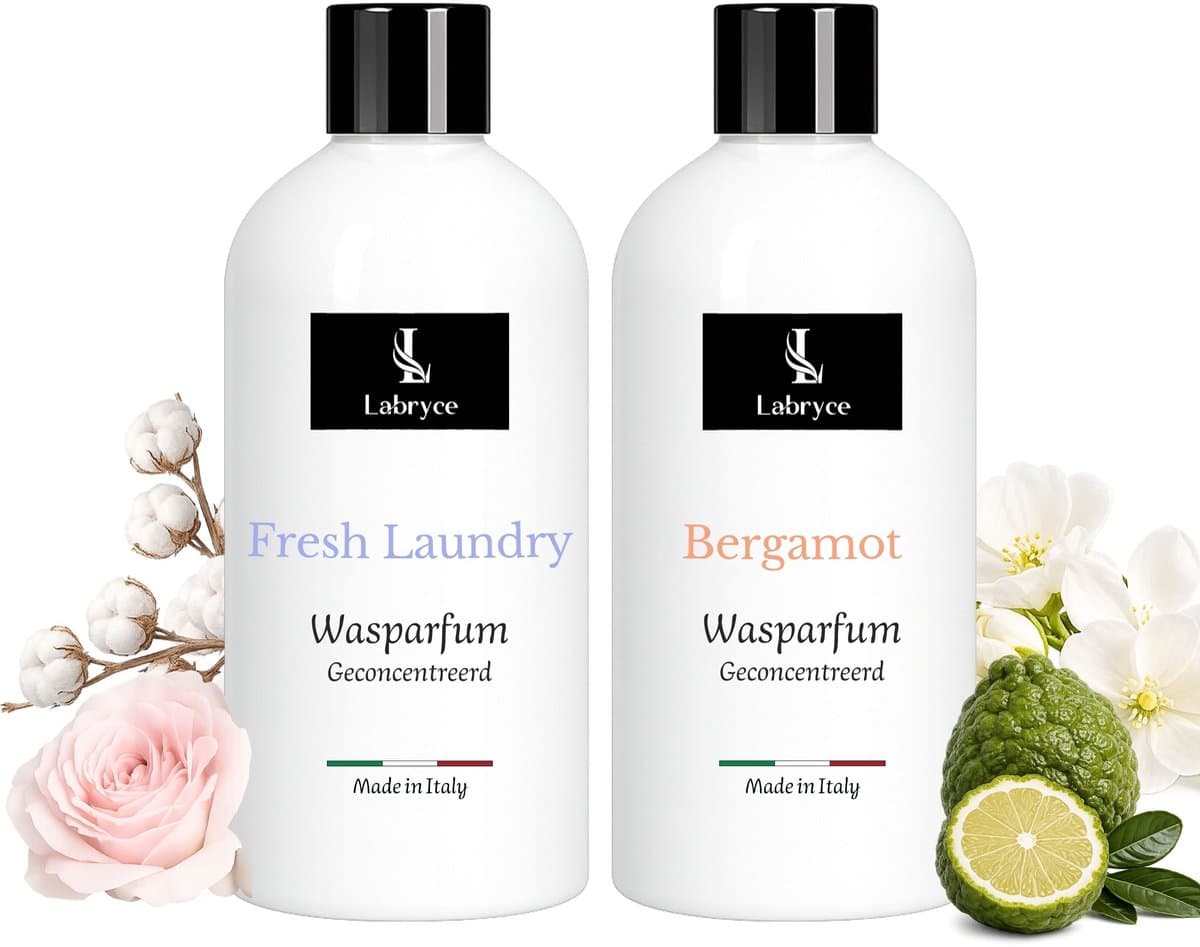 Wasparfum Duo 2 x 250 ml Labryce - Fresh Laundry & Bergamot — afbeelding 1