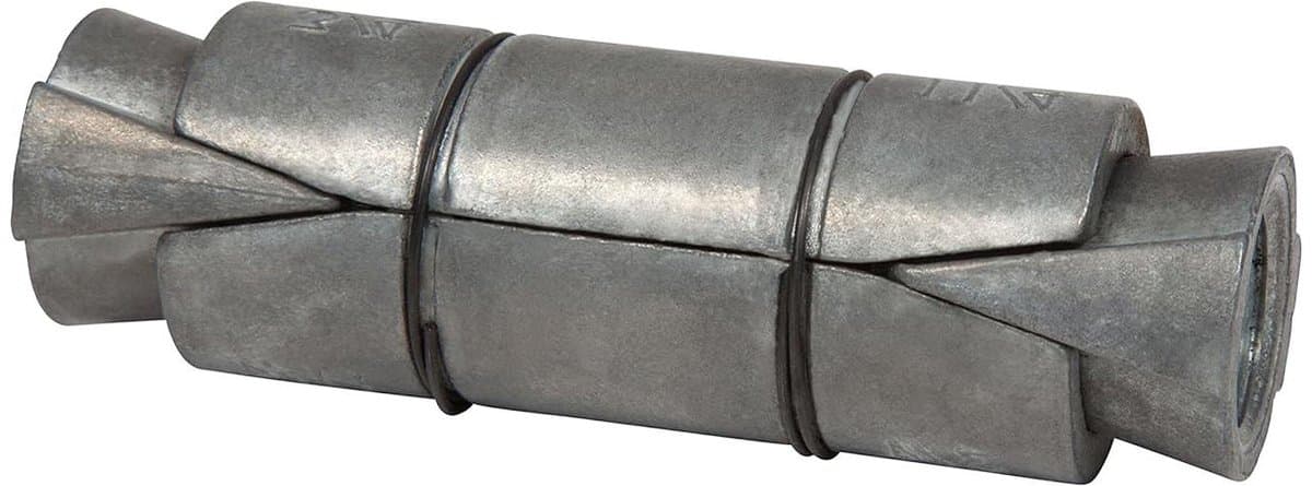 Dubbele Uitbreiding Anker - Betonanker Schroefanker - Vaste Bevestiging Maken - Interne Schroefdraad - 1/2 inch Diameter - Zilverkleurig — afbeelding 1