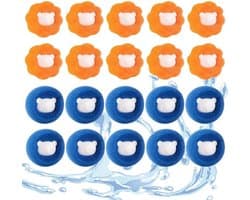 Dailygoods- Opvangballen 20 Stuks - Herbruikbare Wasballen