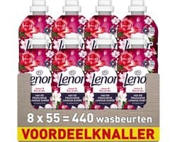 Lenor Wasverzachter - Jasmijn & Rose de Mai - 8 x 55 Wasbeurten