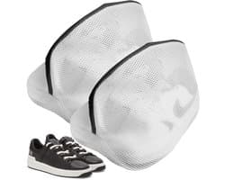 Dailygoods- Wasmachineschoenwaszakken - Herbruikbare Wasnetten - Dubbellaags Gaas - Universele Maat 24x24x40 cm - Bescherming voor Schoenen - Robuust Polyestermateriaal - Waszak
