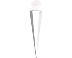 Grote Witte Knutsel Snoepzak 85 cm - Extra Stabiel Met Tule Sluiting