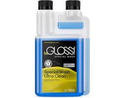 BeGLOSS XXL - Latex - Special Wash Ultra Clean - 1000 ml. - 1 liter - grote platte fles met dop wasmiddel speciaal voor latex en rubber kleding.