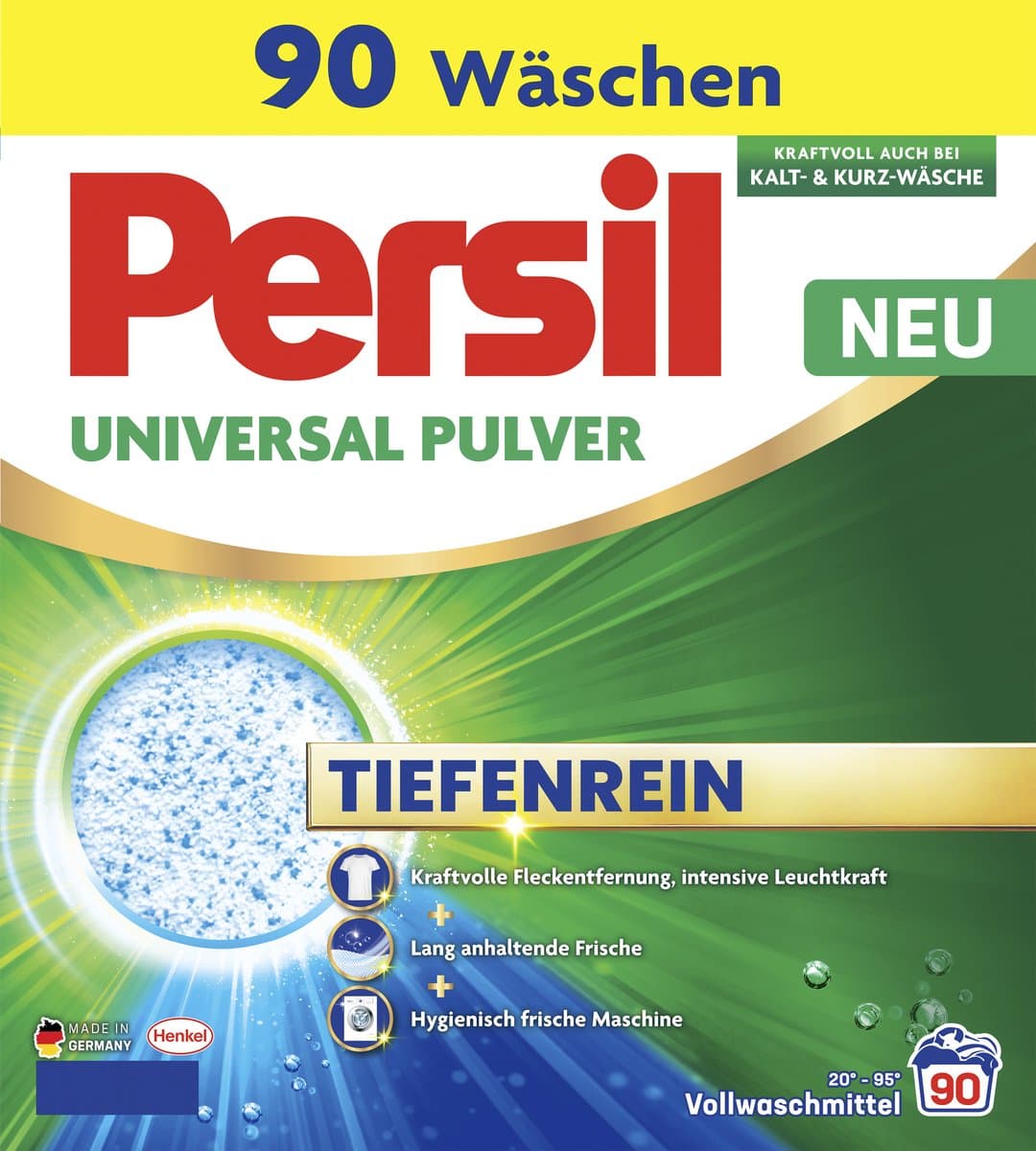 Persil Professional Powder Universal - Wasmiddel - Voor Alle Kleuren Was - 90 Wasbeurten - Grootverpakking — afbeelding 1