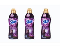 3 stuks Silan Wasverzachter 880 ml – Intense Geurbeleving – Met Patchouli-olie en Paarse Orchidee