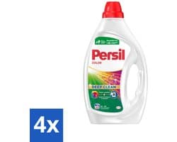 4 x Persil Wasmiddel Gel 33 Wasbeurten Gekleurde was 1,485 liter - Wasmiddel - Gekleurde Was - Vlekken Verwijderen - Wasmachine - Frisheid