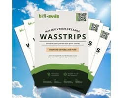 Bio-Suds® - Wasstrips Voor Gevoelige huid - Wasstrips Proefpakket - Wasstrips - Wasmiddeldoekjes - 60 wasjes (30 strips)