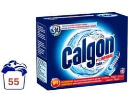 Calgon 3 in 1 Powerball Tabs Wasmachine Reiniger en Anti kalk - 55 Tabletten — afbeelding 1
