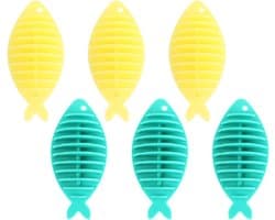 Pakket van 6 Drogerballen voor Wasdrogers, Vistennisballen, Drogerballen, Wasballen voor Benedenjasjes, Wasballen, Benedenwasballen, het Schoonmaken