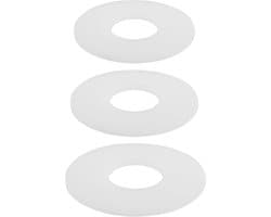 3 Stuks Spoelklepafdichting Siliconen Toiletringafdichting Bus Spoelklep Toiletreservoirpakking Vervangende Onderdelen Voor Thuis Badkamertoiletten 3 Inch