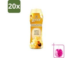 20 x Lenor - Geurbooster - Gouden Orchidee - 22 Wasbeurten - Bulkverpakking - Geurbooster was - Douchemop - Geur in was