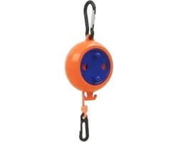 Uittrekbare Waslijn - Draagbare Kledinglijn - Was Drogen Buiten - Verstelbare Lengte - 8 Meter Touw - Oranje