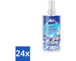 At Home - Wash - Textielverfrisser - Fresh Cotton - Neutraliseert Onaangename Geuren - 300 ml - Voordeelverpakking - 24 stuks