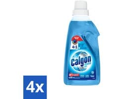 4 x Calgon - Wasmachinereiniger - Gel - Tegen Kalkaanslag / Wasmiddelresten / Geuren - 750 ml - 15 Wasbeurten - Wasmachinereiniger - Kalkremmers - Wasmiddelresten - Wasmachineonderhoud - Wasmachine Schoonmaken